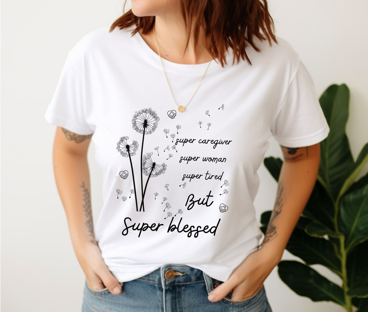 Super Caregiver PNG & SVG Designs – Super Woman, Super Tired but Super Blessed