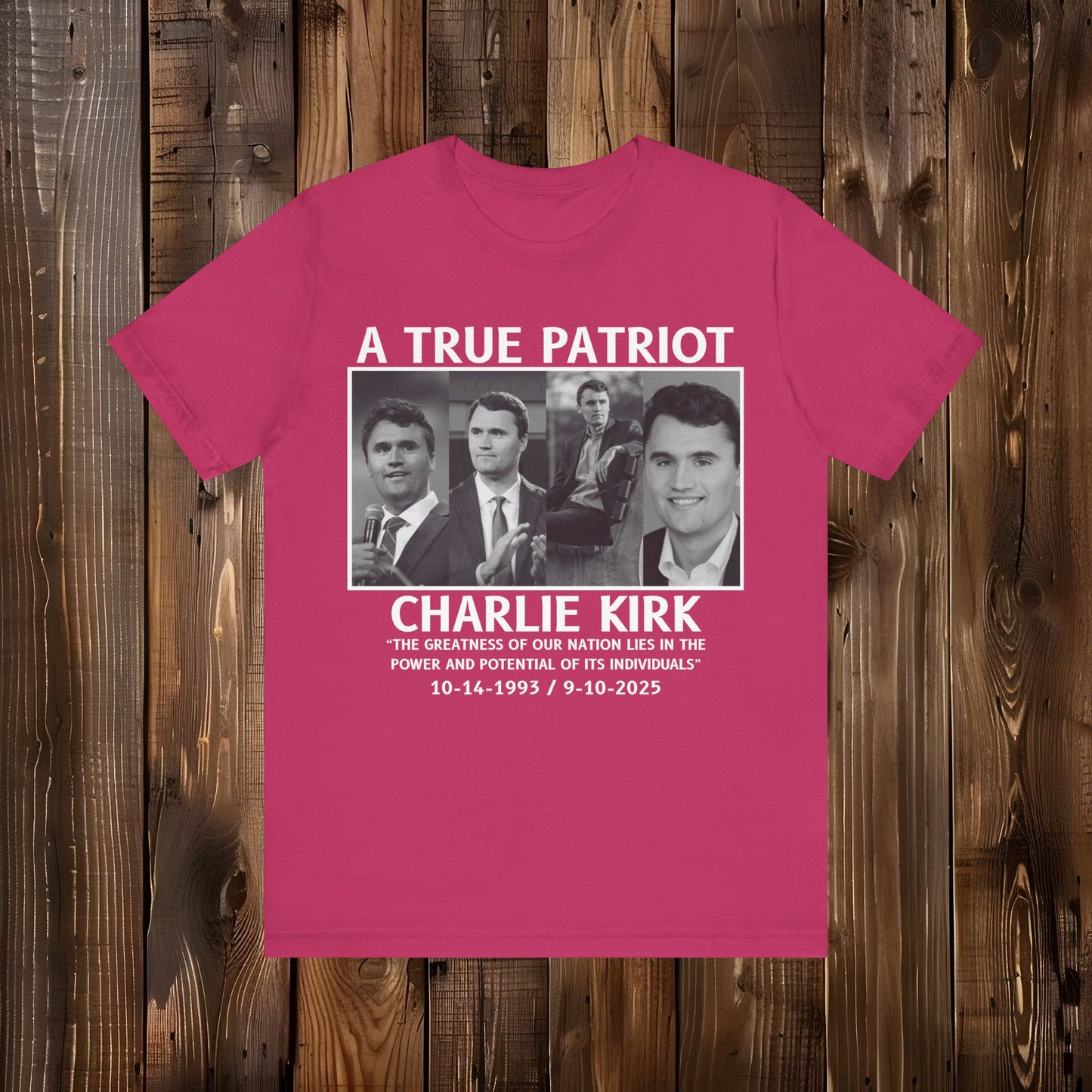 A True Patriot Memorial Tribute T-Shirt – Remembrance Shirts