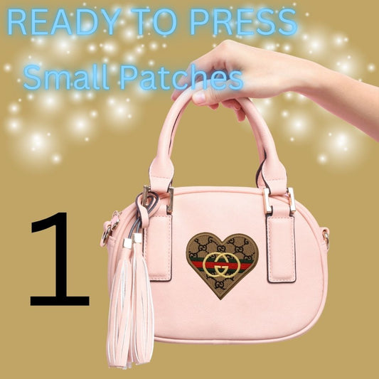 Heart Patches – Ready to Press | Small Patches