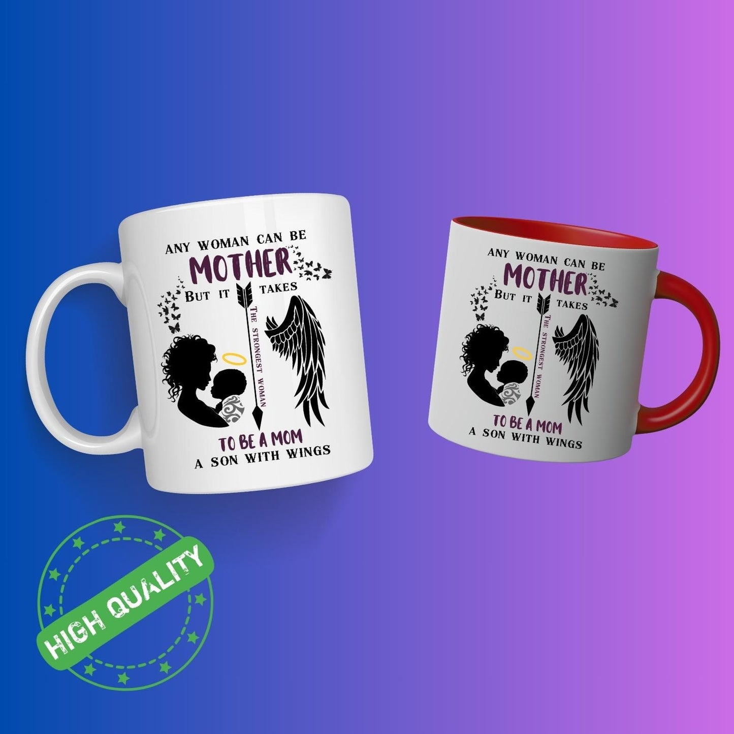 Memorial Mom & Baby Son Digital Files – PNG & SVG Downloads