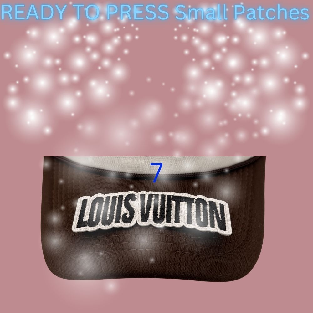 Designer-Inspired Ready-To-Press Small Embroidered Patches (7 Styles)