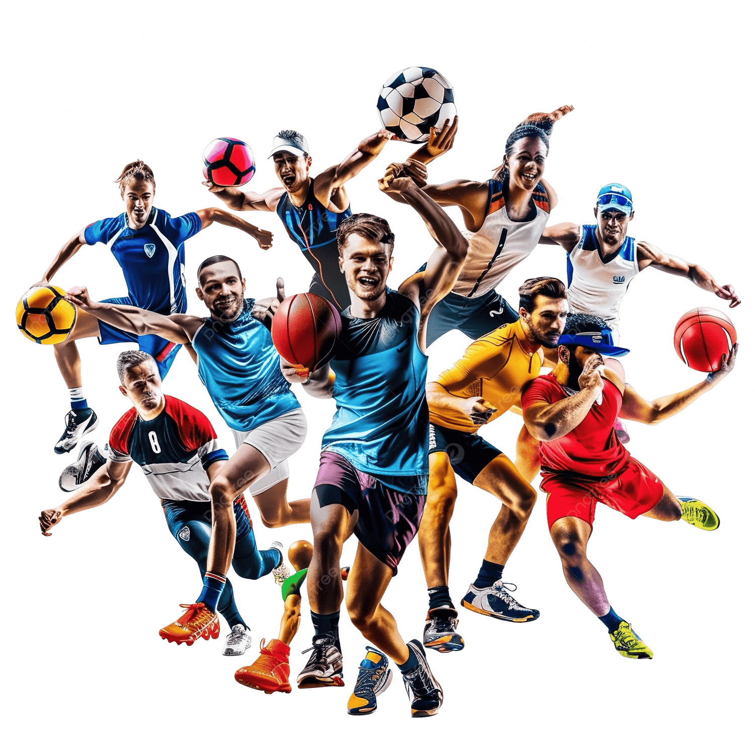 Sport Collection Football, Baseball, Basketball