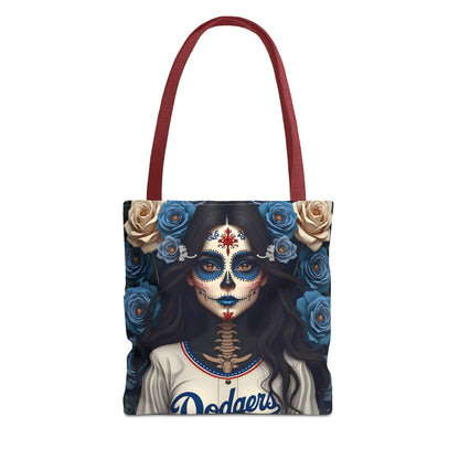 Sugar Skull Floral Tote Bag, Day of the Dead, Boho Style, Eco-Friendly Shopping, Casual Weekend Bag