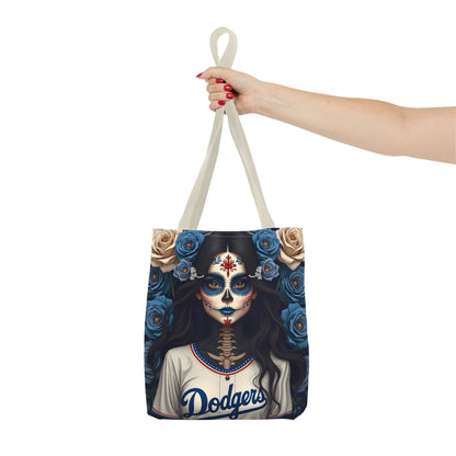 Sugar Skull Floral Tote Bag, Day of the Dead, Boho Style, Eco-Friendly Shopping, Casual Weekend Bag