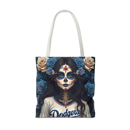 Sugar Skull Floral Tote Bag, Day of the Dead, Boho Style, Eco-Friendly Shopping, Casual Weekend Bag