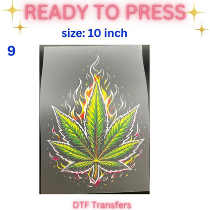 Ready to Press DTF Transfers | Camp Life | Funny Face | Woodland Animals | Cute Dumpling | Novelty Designs | 10 Inch and 12 Inch Heat Transfer