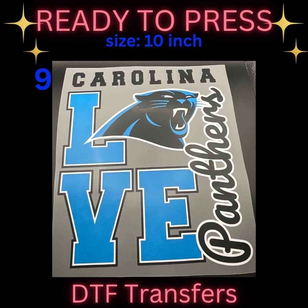 Football Inspired Ready-To-Press DTF Transfers | Game Day Sports Heat Transfers | 10 Inch Shirt Designs