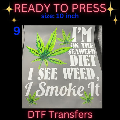 Funny & Retro Ready-To-Press DTF Transfers | Graduation, Peace & Humor Heat Transfers |