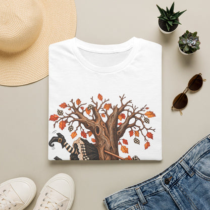 Fall Witch T-Shirt — 'Well, Shit' Halloween Tree Design