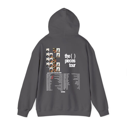 Tour Hoodie — 'The Pieces Tour' Backprint Band Hoodie with Photo Grid & Tour Dates
