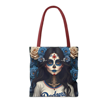 Sugar Skull Floral Tote Bag, Day of the Dead, Boho Style, Eco-Friendly Shopping, Casual Weekend Bag