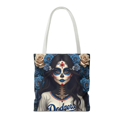 Sugar Skull Floral Tote Bag, Day of the Dead, Boho Style, Eco-Friendly Shopping, Casual Weekend Bag