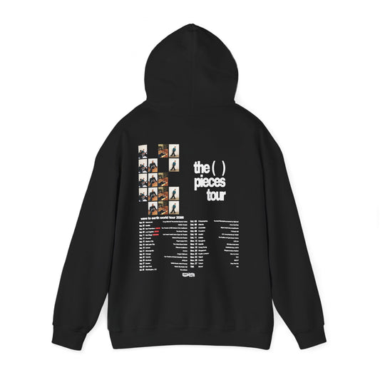 Tour Hoodie — 'The Pieces Tour' Backprint Band Hoodie with Photo Grid & Tour Dates