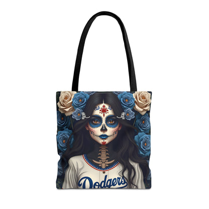 Sugar Skull Floral Tote Bag, Day of the Dead, Boho Style, Eco-Friendly Shopping, Casual Weekend Bag