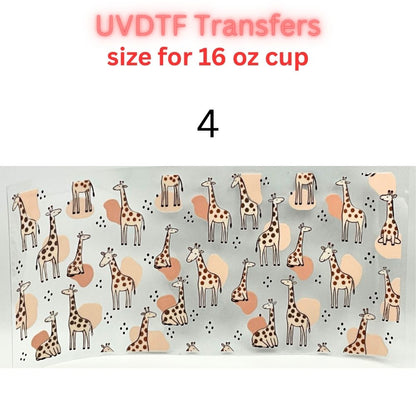 Craft & Giraffe UV DTF Cup Wrap Transfers | Sewing Inspired 16 oz Glass Can Decals | Cute Crafty Cup Wraps