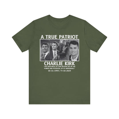 Patriotic Tribute Tee, Celebratory Shirt, Memorial Gift, Social Statement Tee, Casual Everyday Wear