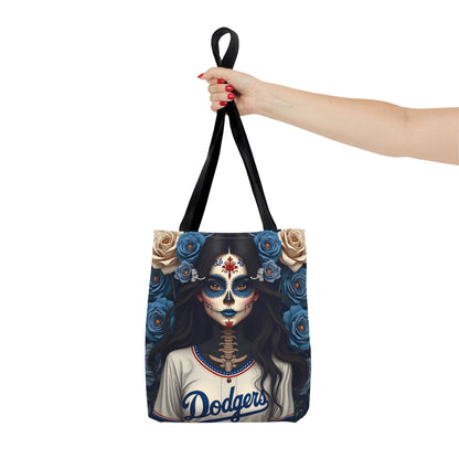 Sugar Skull Floral Tote Bag, Day of the Dead, Boho Style, Eco-Friendly Shopping, Casual Weekend Bag