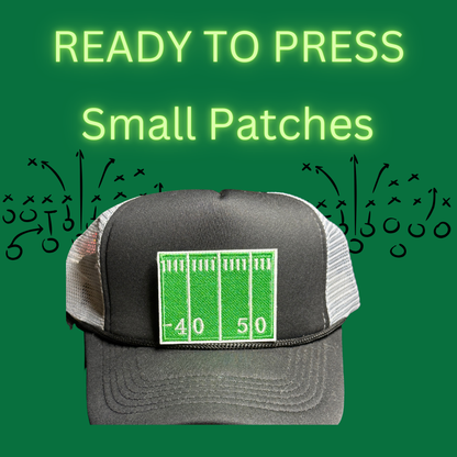 Game Day Sequin Sports Patches – Ready to Press Small Football & Baseball Iron-On Appliqués