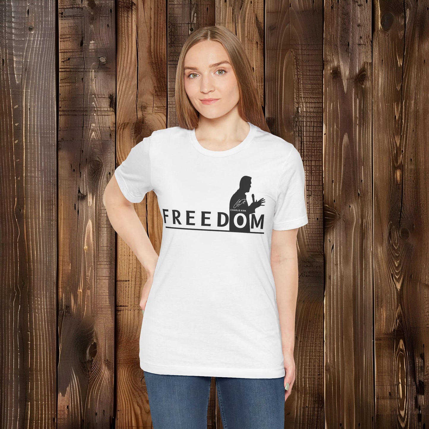 Freedom Statement Tee, Unisex T-Shirt, Casual Wear, Inspirational Gift, Comfort Tee for All Occasions, Motivational Apparel, Perfect [...]