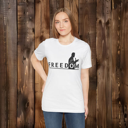 Freedom Statement Tee, Unisex T-Shirt, Casual Wear, Inspirational Gift, Comfort Tee for All Occasions, Motivational Apparel, Perfect [...]