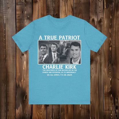 A True Patriot Memorial Tribute T-Shirt – Remembrance Shirts