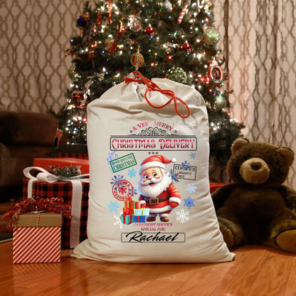Santa Sack Sublimation Designs – Christmas Gift Bag PNG & JPG Files (20x27 in)