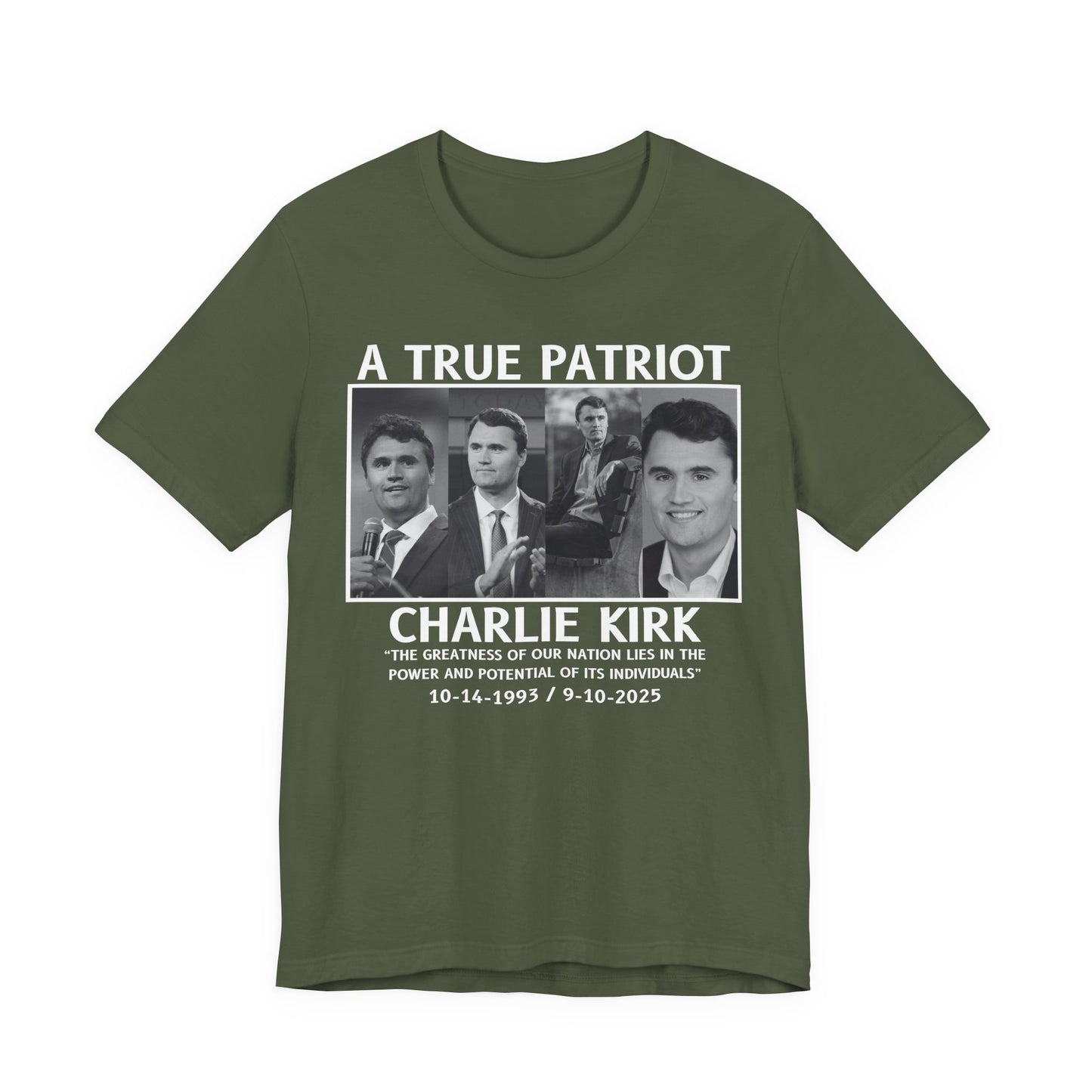 Patriotic Tribute Tee, Celebratory Shirt, Memorial Gift, Social Statement Tee, Casual Everyday Wear