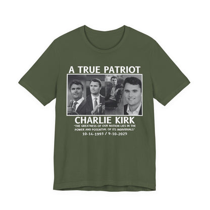 Patriotic Tribute Tee, Celebratory Shirt, Memorial Gift, Social Statement Tee, Casual Everyday Wear