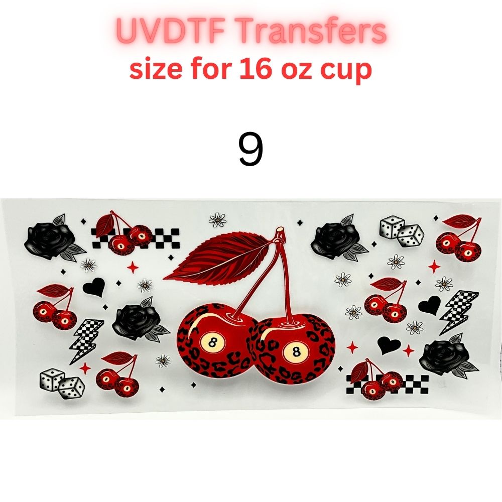 Faith, Western & Floral UV DTF Cup Wrap Transfers | Inspirational & Boho 16 oz Libby Cup Decals