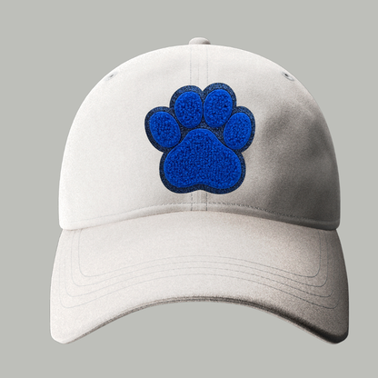 Paw Print Patches – Ready to Press Small Iron-On Embroidery Appliques (Multiple Colors)