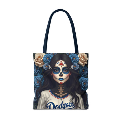 Sugar Skull Floral Tote Bag, Day of the Dead, Boho Style, Eco-Friendly Shopping, Casual Weekend Bag