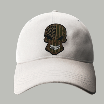 Skull & Skeleton Patches – Ready to Press Small Iron-On Embroidery Appliques (Rock, Camo, Crossbones)