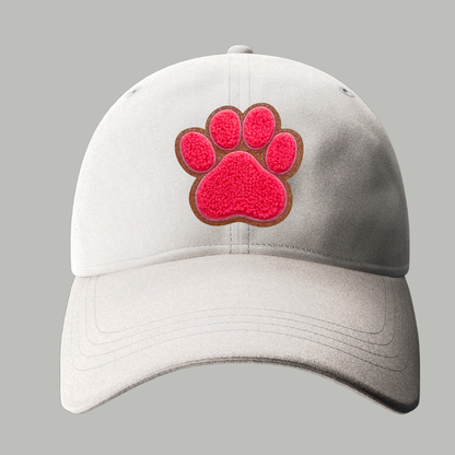 Paw Print Patches – Ready to Press Small Iron-On Embroidery Appliques (Multiple Colors)