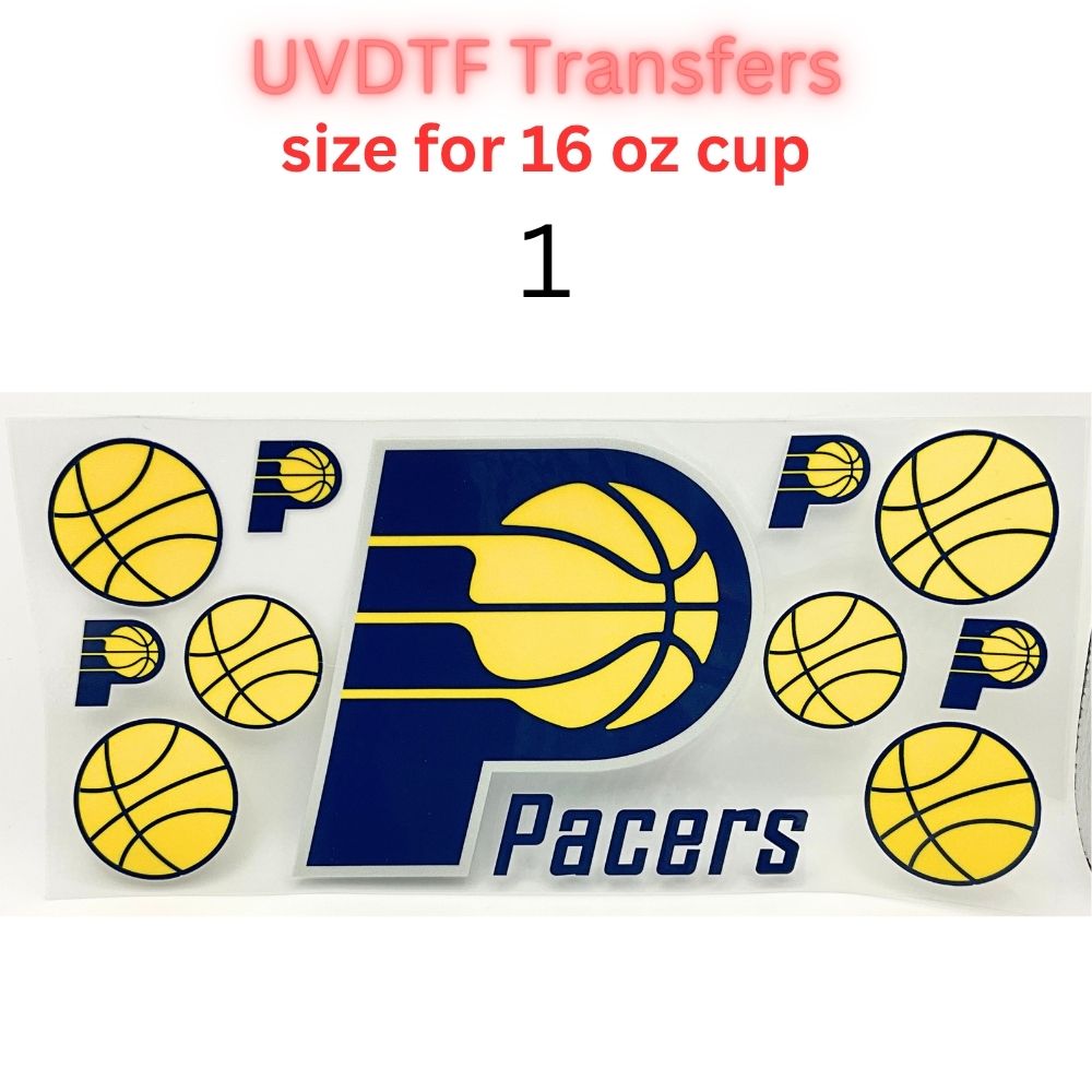 Sports Fan Inspired UV DTF Cup Wrap | 16 oz Glass Can Decal | Basketball, Hockey & College Spirit Designs | Waterproof Permanent Transfer