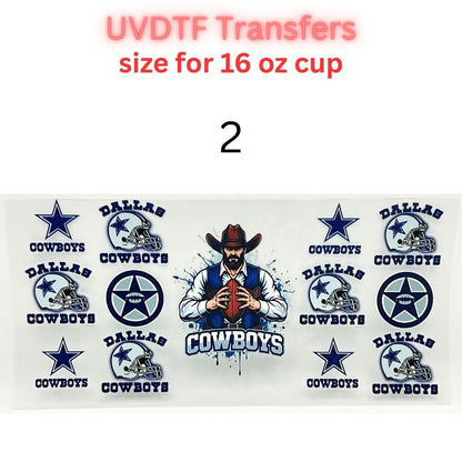 Football Fan Inspired UV DTF Transfers