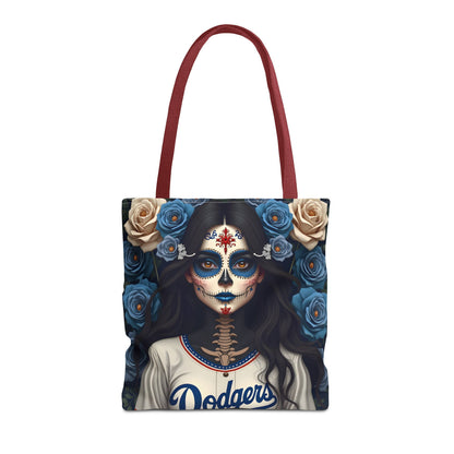 Sugar Skull Floral Tote Bag, Day of the Dead, Boho Style, Eco-Friendly Shopping, Casual Weekend Bag