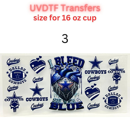 Football Fan Inspired UV DTF Transfers