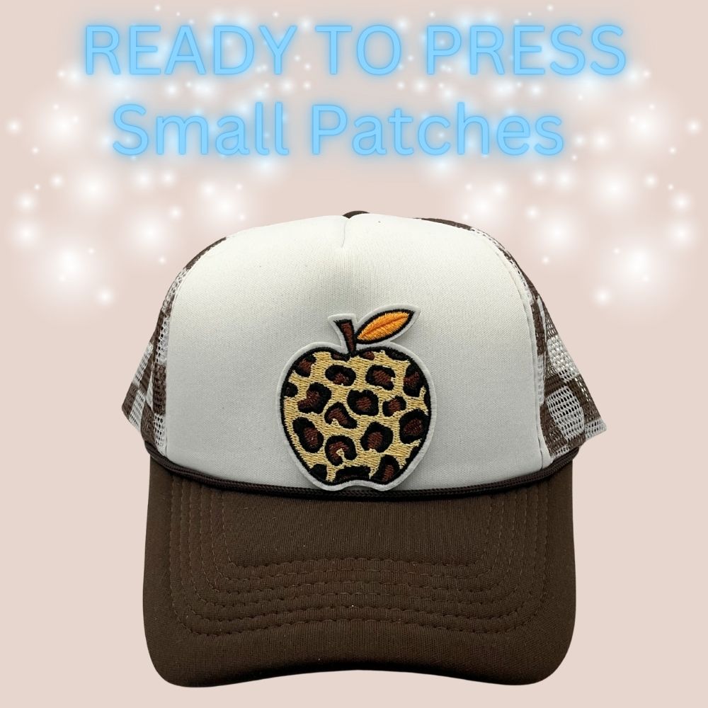 🍎✨ Ready to Press Small Patches – Teacher & Classroom Inspired Designs