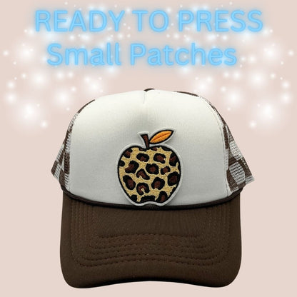 🍎✨ Ready to Press Small Patches – Teacher & Classroom Inspired Designs