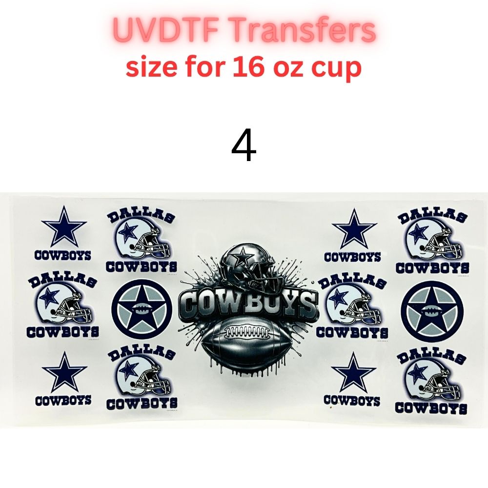 Football Fan Inspired UV DTF Transfers