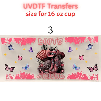Edgy UVDTF Cup Wrap | 16oz Glass Can Transfer | Funny Quotes Aesthetic Wrap | Butterfly Skull Floral Designs | Trendy Tumbler Decal