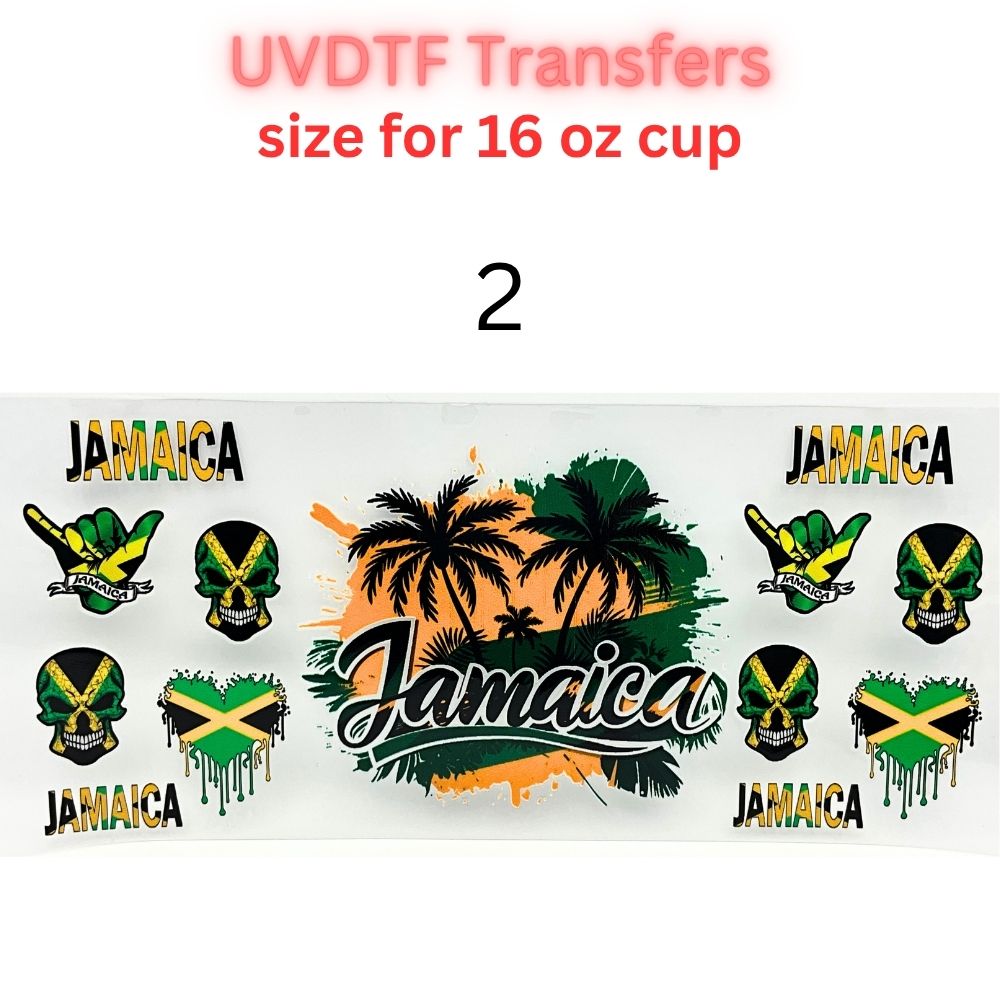 Cultural & Lifestyle UV DTF Cup Wraps | 16oz Tumbler Transfers | Juneteenth, Island Vibes, Teacher Life, Melanin Pride Designs