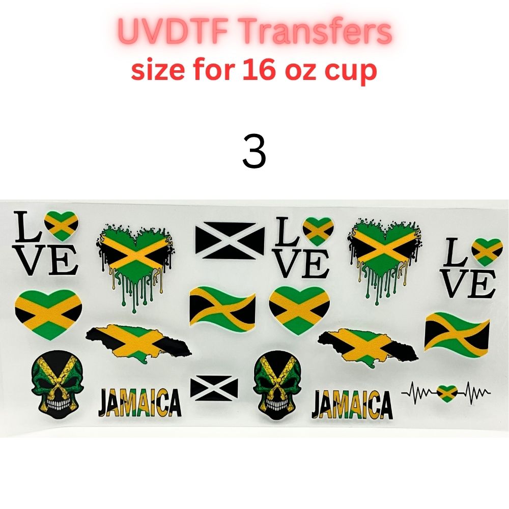 Cultural & Lifestyle UV DTF Cup Wraps | 16oz Tumbler Transfers | Juneteenth, Island Vibes, Teacher Life, Melanin Pride Designs