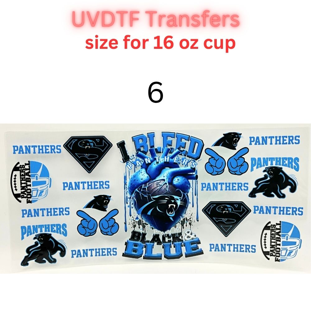 Football Fan Inspired UV DTF Transfers