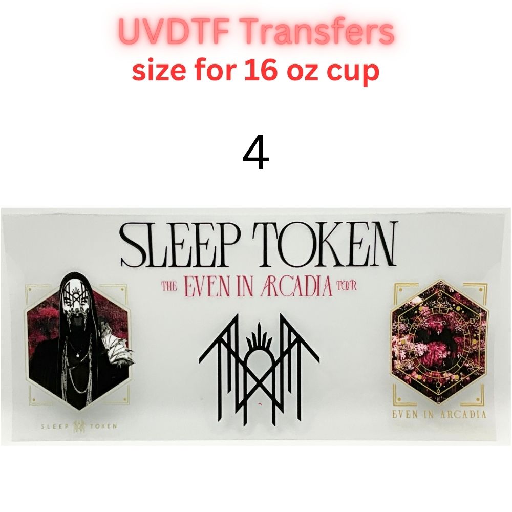 Gothic UVDTF Cup Wrap | Dark Fantasy Glass Cup Decal | Alternative Aesthetic Tumbler Wrap | 16oz Libbey Transfer