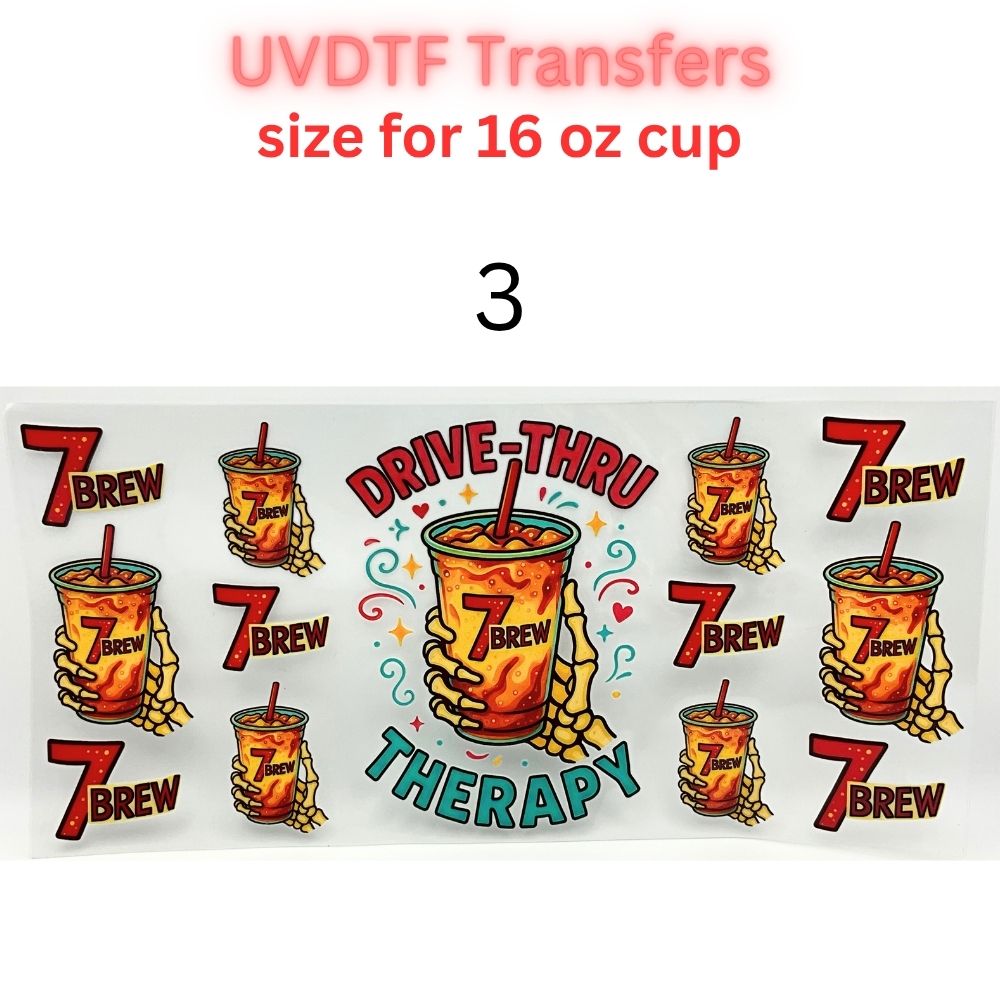 Cute Coffee & Lifestyle UV DTF Cup Wrap Bundle | 16oz & 40oz Tumbler Transfers | Funny, Western, Latina, Aesthetic Drinkware Decals