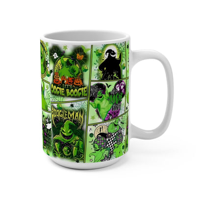 Spooky Vibe Mug - 15oz Halloween Coffee Cup, Gift for Horror Lovers, Ghoul Coffee Mug, Halloween Decor, Boogie Boogie Mug