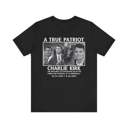 Patriotic Tribute Tee, Celebratory Shirt, Memorial Gift, Social Statement Tee, Casual Everyday Wear