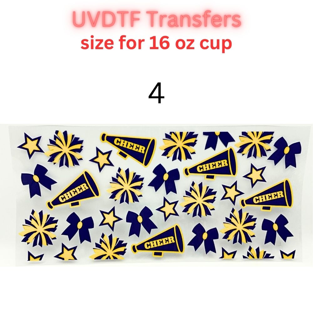 Mom Life & Lifestyle UV DTF Cup Wraps | 16oz Tumbler Transfers | Cheer, Floral, Grandma, Self-Love & Off-Road Designs