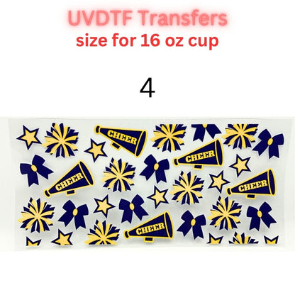 Mom Life & Lifestyle UV DTF Cup Wraps | 16oz Tumbler Transfers | Cheer, Floral, Grandma, Self-Love & Off-Road Designs